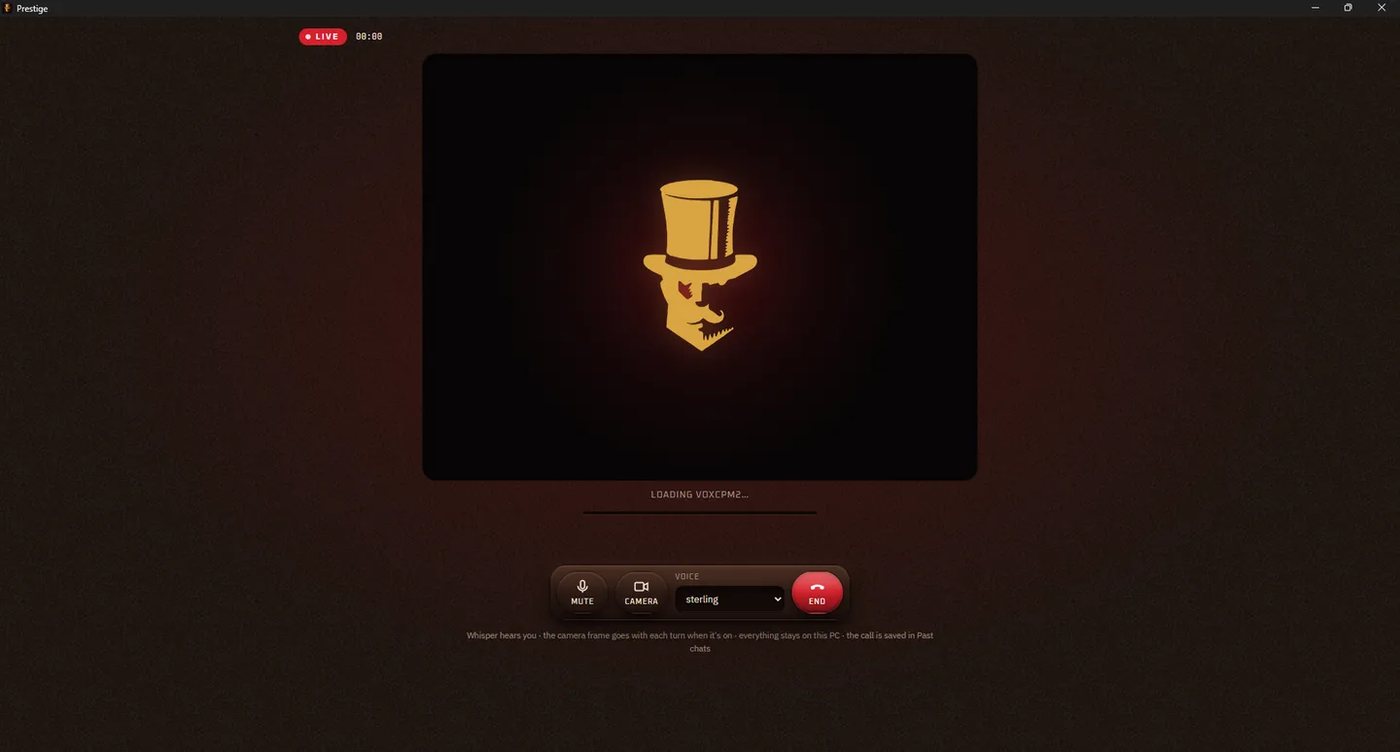 A Live voice call